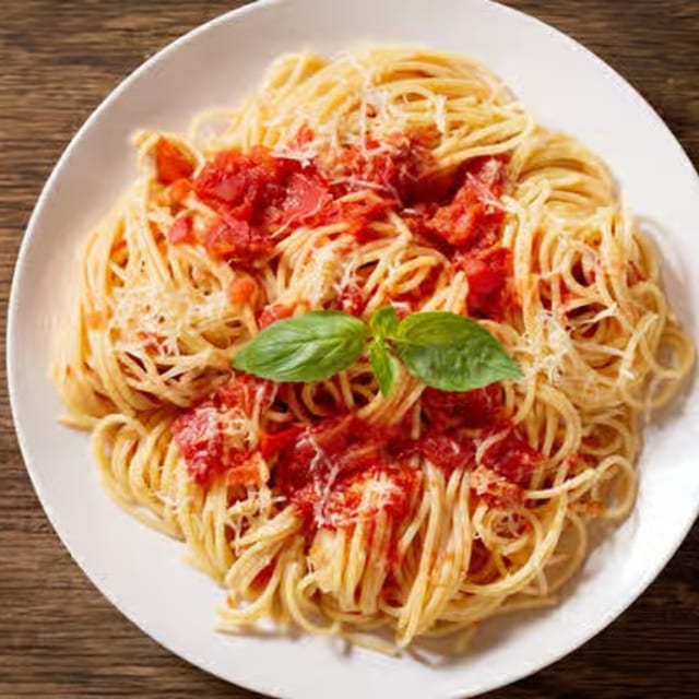 Spaghetti Marinara.