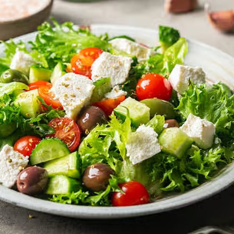 Fresh Greek Salad: A Mediterranean Delight